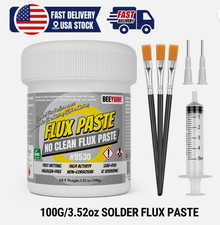 No-Clean Soldering Flux Paste for Electronics SMD IC CPU IC LED (100g/3.53oz)