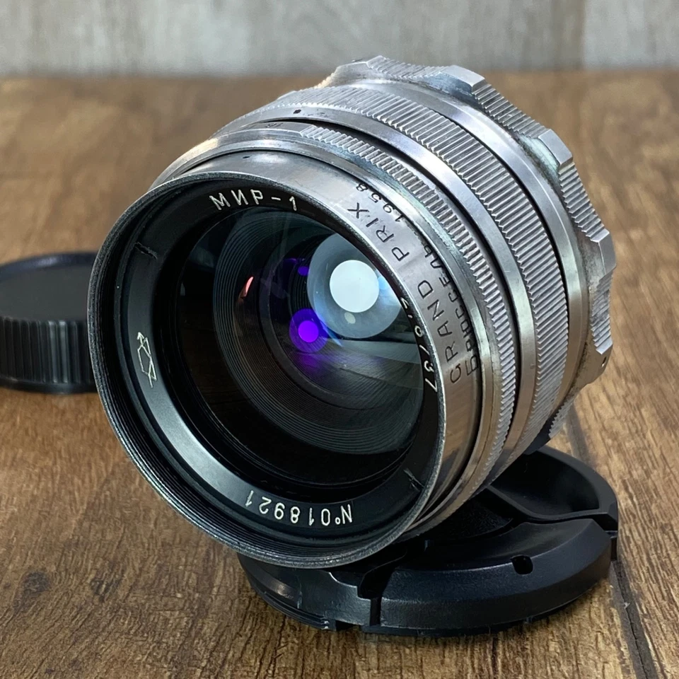 MIR - 1 Lens f 2,8/37 mm Copy Flektogon Mount M39 GRAND PRIX Brussels 1958 - Image 2 of 4