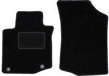 Fußmatten Automatten Vorne Velours Schwarz für Toyota Aygo I 2005-2014