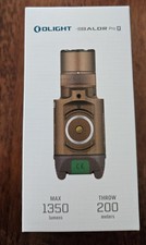Olight Baldr Pro R Desert Tan Rechargeable Light LED  Green Laser new in box