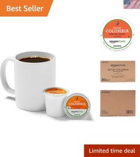 Brand New 80 Ct. Decaf Colombia Medium Roast K-Cups, Compatible with Keurig