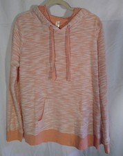 No Boundaries Peach/White Hoodie w/Peach Lace Juniors Size XXL/2XG/19