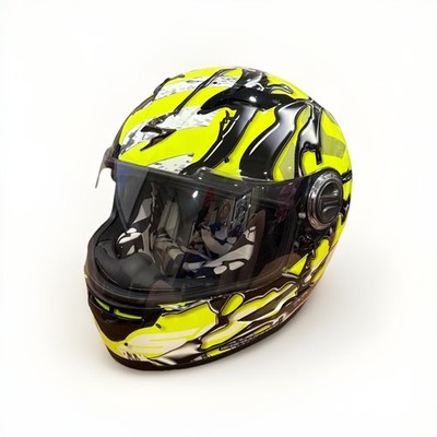 Scorpion EXO-500  Full Face Motorcycle Helmet Solid White with bag Small Size