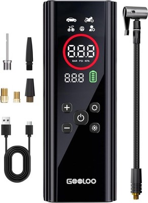 GOOLOO AP150 PRO Auto Reifenfüller Luftkompressor 7500mAH Elektrofahrrad Pumpe BxX