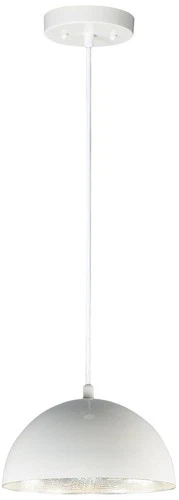 ET2 Hemisphere 14" Wide Gloss White LED Pendant Light - Picture 2 of 6