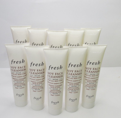 FRESH  SOY FACE CLEANSER FOR ALL SKIN TYPES 0.6 OZ (LOT OF 10)