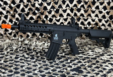 Lancer Tactical Gen 2 CQB AEG Airsoft Gun w/ Crane Stock - Black LT-24B-G2
