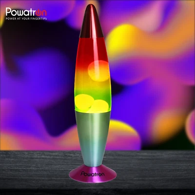 POWATRON Retro Lava Lamps Relaxing Mood Lights Motion Wax Liquid Relaxation Xmas Gift 16"