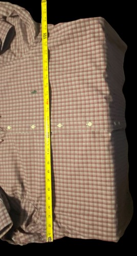 mens polo Classic Fit Colorful Plaid button Down dress shirt 16.5L 100% cotton - Bild 5 von 11