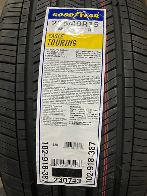 4 New 235 40 19 Goodyear Eagle Touring Tires