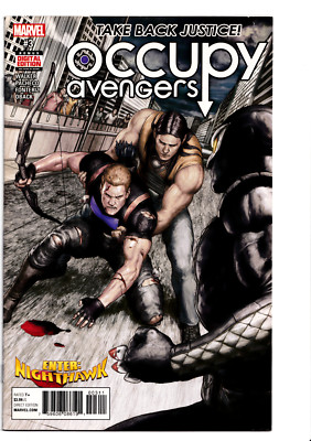 Occupy Avengers #3 Cvr A Regular Agustin Alession Cover 2017 Marvel Comics