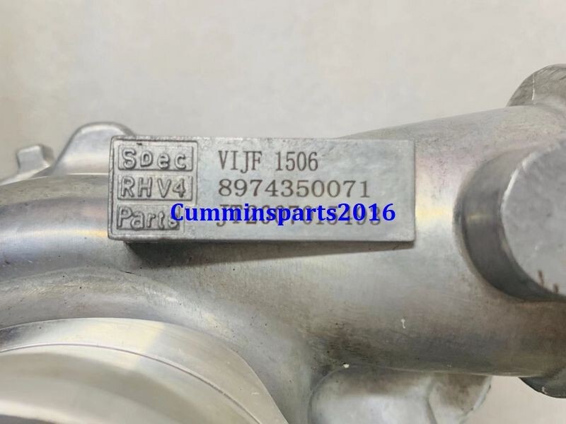 NEW RHV4 8974350061 8974350071 ISUZU D-MAX 4JK1 2.5CRDi 100KW