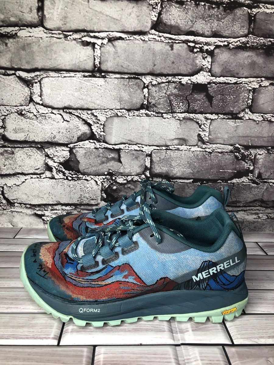 Merrell Antora Trail Sisters Blue Q Form 2 Lace Running Shoes Women s 6M US 36EU