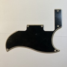 FLEOR 1 Battipenna Per Chitarra SG Full Face Con Viti Per Chitarra Gibson, 3 Strati Nero/bianco - Foto 3