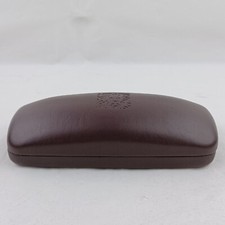 Anne Klein Eyeglasses Case Hard Shell Felt Lined Brown Sunglasses Travel Carrier