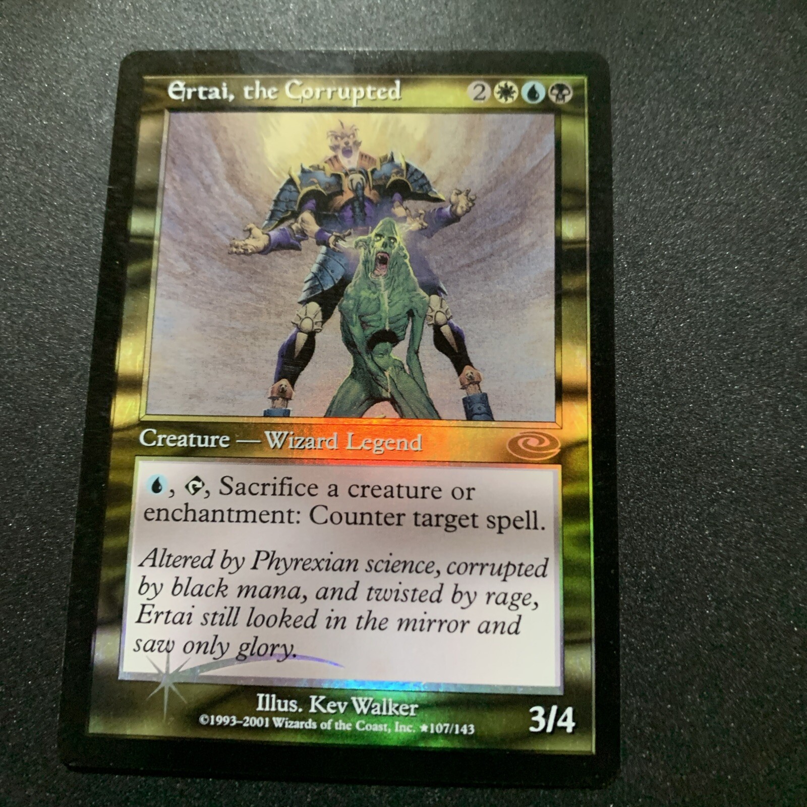 MTG Ertai, the Corrupted (Alt. Art Foil) LP Foil Planeshift
