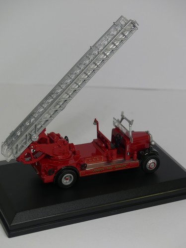 Oxford Diecast OO / 1;76 Leyland TLM London Fire Brigade Fire Engine 76TLM001 - Picture 15 of 19