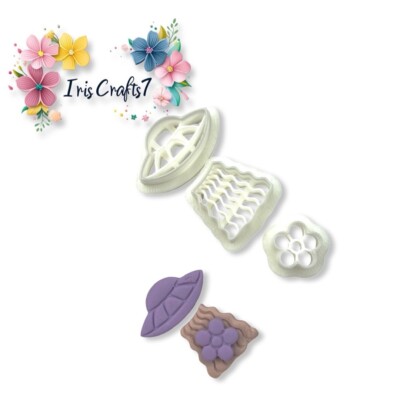 Ufo mit Regenbogen Polymer Clay Cutter | 3D gedrucktes Tonwerkzeug | IrisCrafts7 UK