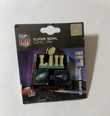 NFL Super Bowl LII (52) New England Patriots vs. Philadelphia Eagles Dueling Pin