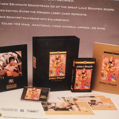 1998 Warner Bros. Enter the Dragon, Bruce Lee 25th Anniversary Deluxe Set "NEW" - Picture 4 of 6