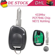 Für Renault Clio II 2001 2002 2003 2004 2005 2007 Funk Schlüssel PCF7946 433Mhz