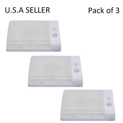 Facon 3 pcs RV LED 12V Interior Light W/Motion Sensor Camper Trailer Marine Boat