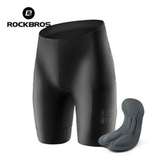 ROCKBROS Men's Cycling Shorts Gel Padded Shockproof Breathable With Mesh Pockets