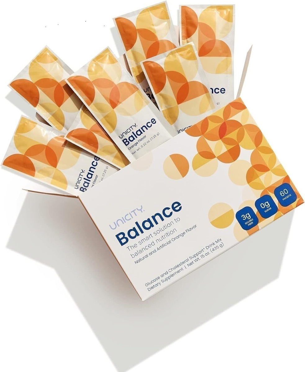 ユニシティ　バランス UNICITY BALANCE ORANGE(60 Sachet)Improves Digestion,Stay Full Slow