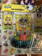 2011 Viacom International Sponge Bob Table Decorating Kit Unopened Rare HTF
