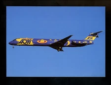 Aviation Airplane Airline Postcard #88 AOM MD83 Paris Orly 