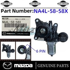Genuine Mazda MX-5 Miata Left Side Power Window Regulator Motor NA4L-58-58X