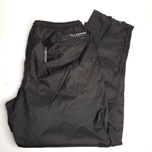 Field & Stream HydroProof Packable Waterproof Black Nylon Rain Pants ...