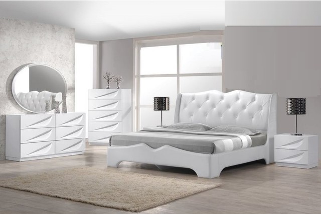 Modern 1pc Bedroom Furniture Estking Size Bed Headboard Leather Crystal Exterior For Sale Online Ebay