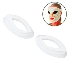 (White)LED Photon Facial Cover Eye Cover Silicone Protective Eye Patch SPS