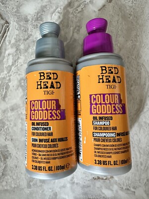 Bed Head COLOUR GODDESS SHAMPOO  AND CONDITIONER FOR COLORED HAIR 3.30 FL. OZ