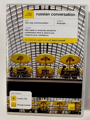 Teach Yourself Russian Conversation With 3 CDs Booklet Rachel Farmer McGraw-Hill