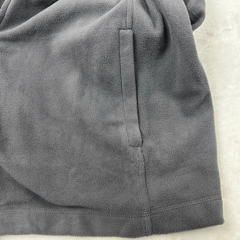 Chaleco polar Club Room para hombre talla XL alto cremallera completa clásico gris capas nuevo Foto 4 de 4