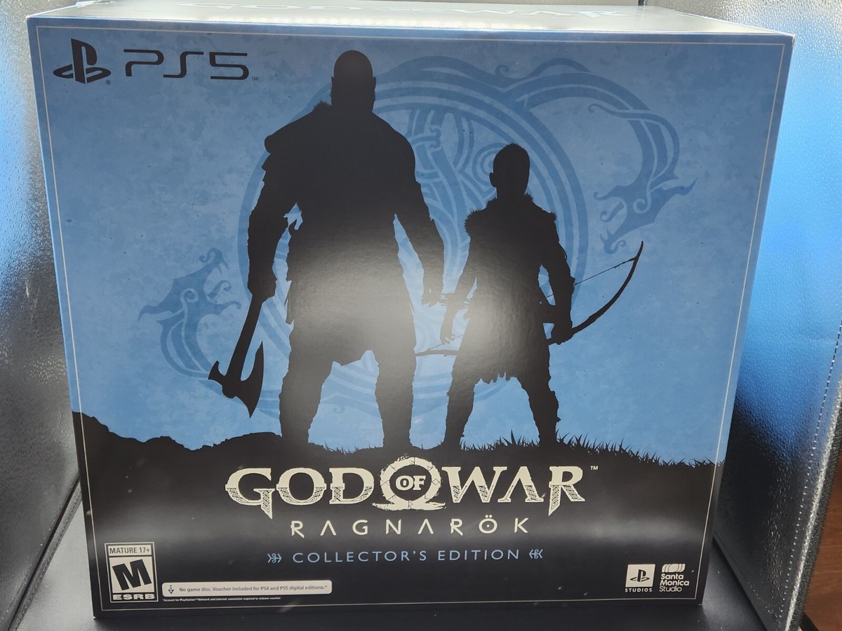 NEW God of War Ragnarok Collector's Edition PS5 PS4 CE Game