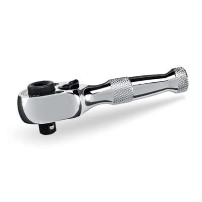 Powerbuilt 1/4 Inch Drive 72 Tooth Dual Head Stubby Ratchet - 940478