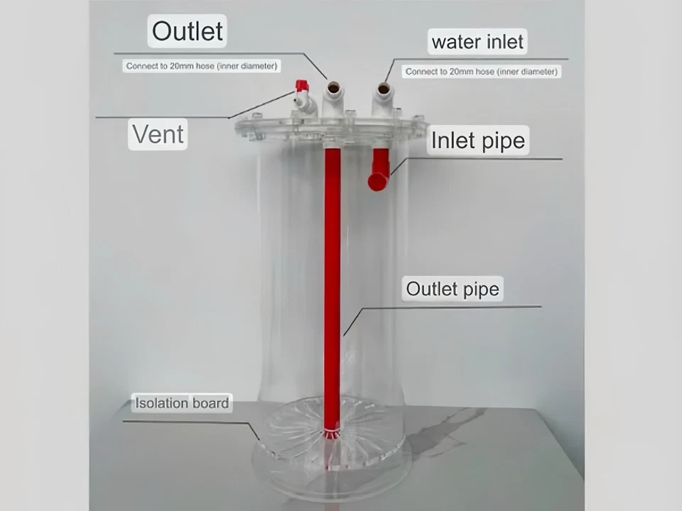 J&Y filter media chamber clear and red - Image 2 of 3