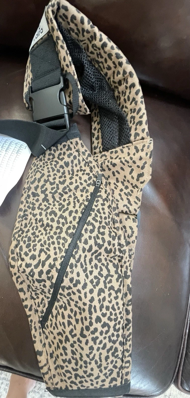 Kidero Toddler Sling/Original/Cotton Baby Carrier/Compact Leopard Print