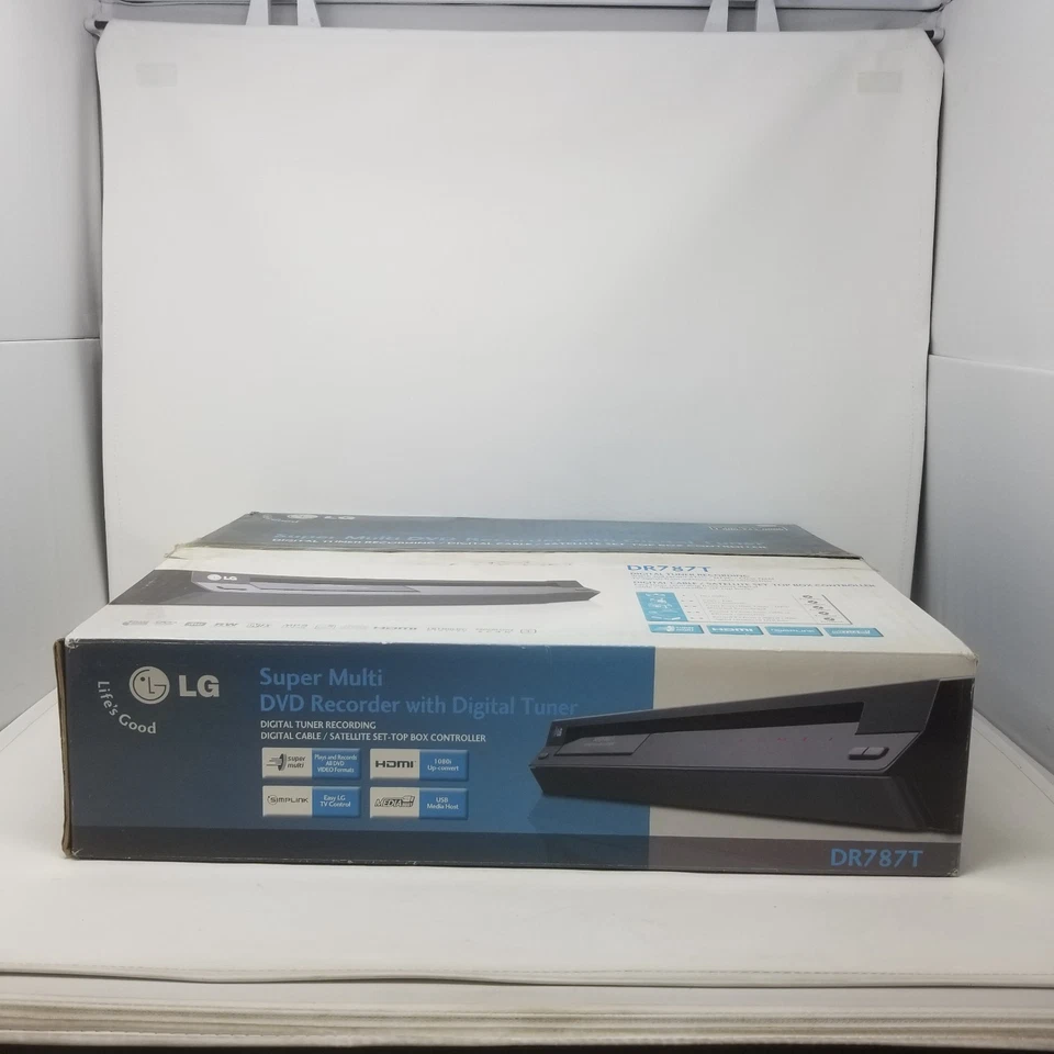 LG DR787T Digital Super Multi DVD Recorder Remote Quick Setup Guide EUC w Box - Image 3 of 4