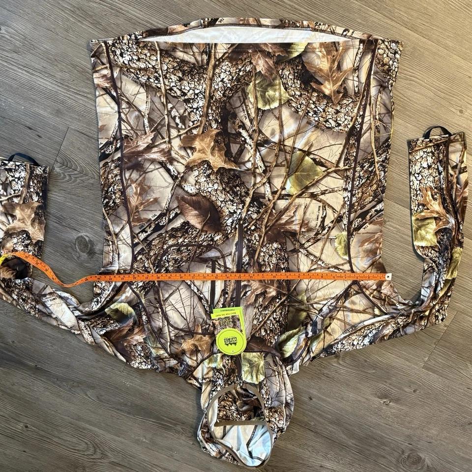 Camisa con capucha manga larga WFS para mujer 2XL máscara facial camuflada caza Foto 4 de 4