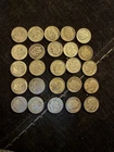 25 90% Silver Dimes Various Years