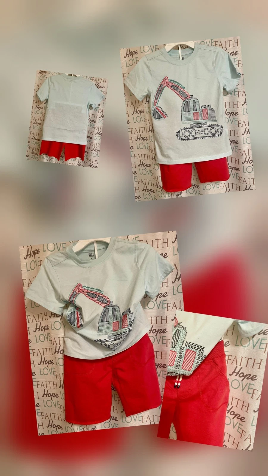 New Kids Headquarters T-Shirt & Shorts 2-Piece Set Size 6