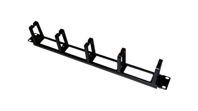 5901738552524 Organizator kabli 1U 19 z przepustami PK011 A-LAN