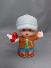 Fisher Price Little People Bauer Landwirt Junge mit Cap und Huhn