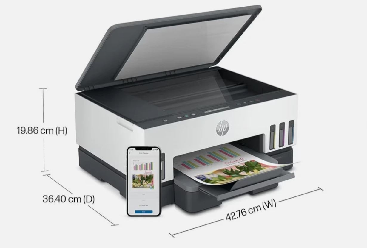 HP Smart Tank 7006 All-in-One Wireless Inkjet Printer With INKS Collection ONLY