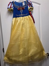 Disney Princess Snow White Costume Dress Girl Size M 7/8