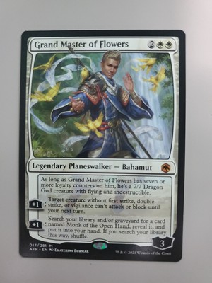 MTG Grand Master of Flowers Adventures in the Forgotten Realms Regular Mythic 
